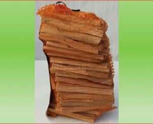 Anfeuerholz 7,5 - 8,0 kg Sack | Holzstück-Länge ca. 20-25 cm