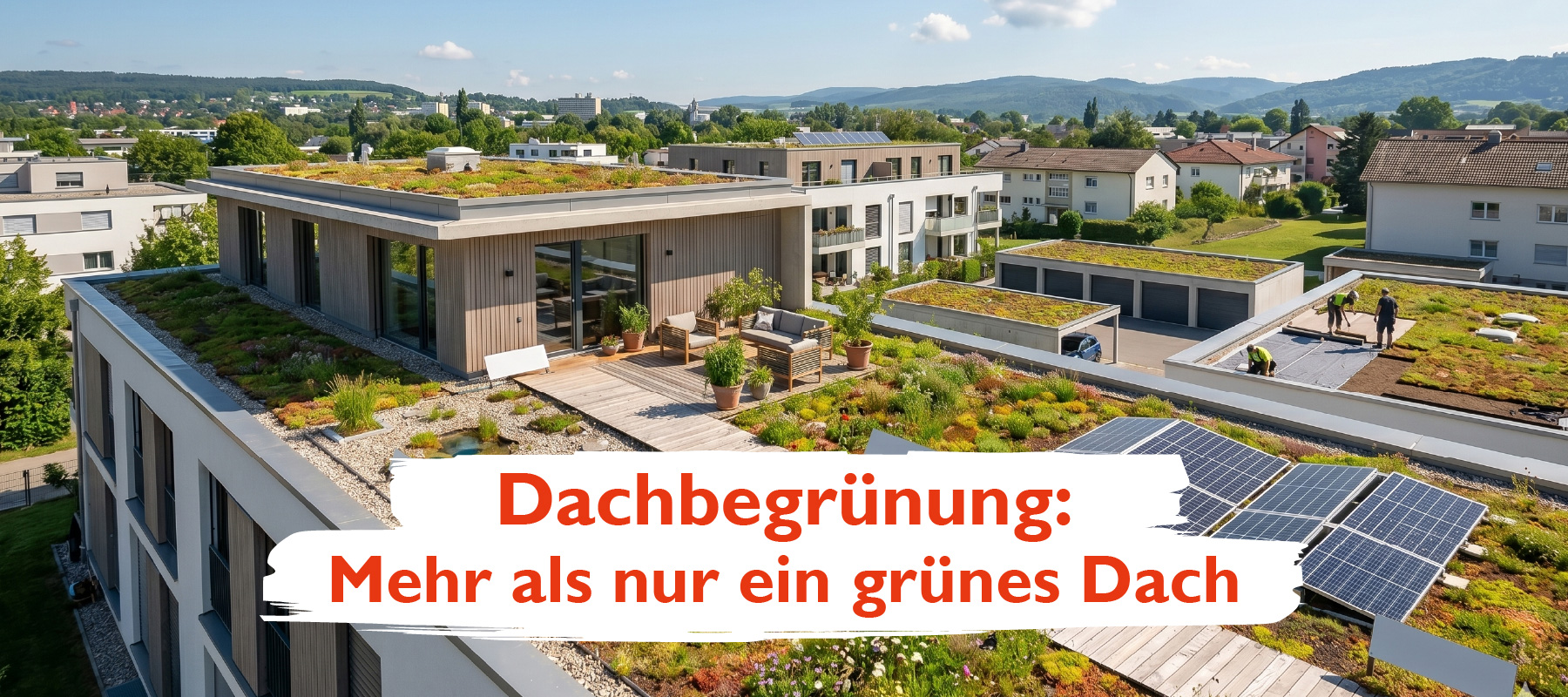 Dachbegrünung: Mehr als nur ein grünes Dach