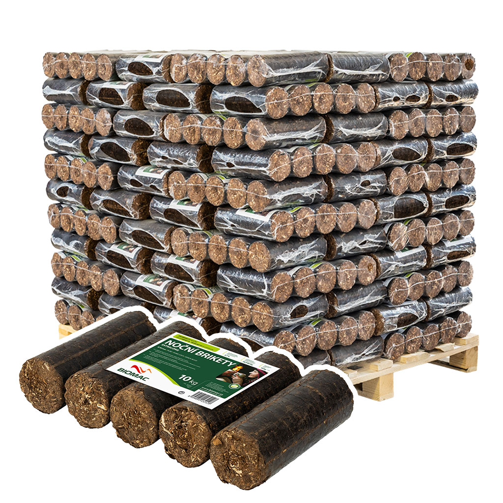 BIOMAC EXTRALONG Rindenbriketts - Palette