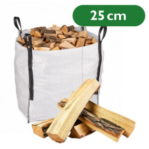 Hartholz-Brennholz – 25 cm Bigbag