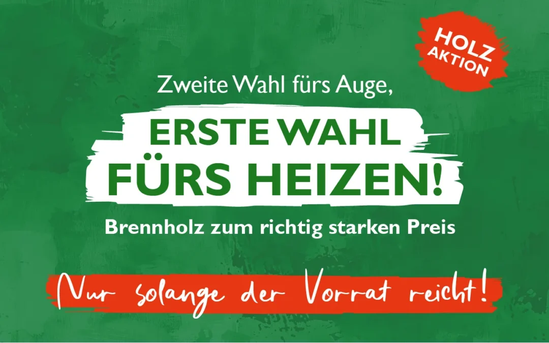 AKTION: Zweite Wahl Brennholz